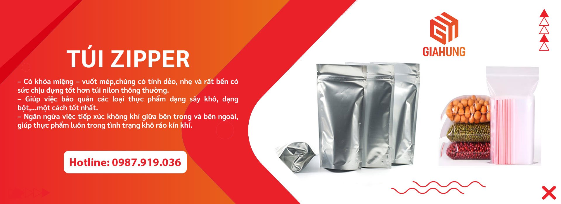 Túi Zipper 